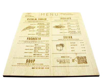 Wood MenuXL